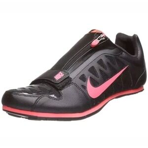 Nike Zoom LJ Elite Track Field Black Red Jumping Spikes Mens 10.5 UK 9.5 EU 44.5